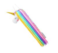 NIYANGLE Porte-coiffe en Peluche Licorne Adorable pour Garçon et Filles, Organisateur de Clips Cheveux Facile à Utiliser, Rangement Décoratif pour Chambre de Fille