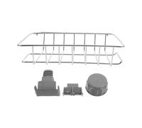 NIYANGLE Porte-éponge pour Évier en Acier Inoxydable Argenté Multifonction Support pour Tube de Robinet 1,8-2,8cm, Égouttoir Cuisine Pratique pour Rangement Cuisine