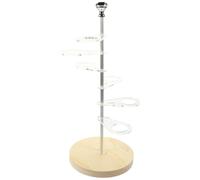 NIYANGLE Présentoir en Acrylique Transparent pour Cornets de Glace 8 Trous, Support Plat pour Présentation de Crème Glacée et Popcorn, pour Restaurants et Fêtes de Noël