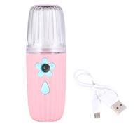 NIYANGLE Pulvérisateur Portable USB Nano Humidificateur Facial en Abs PC pour Hydratation Profonde du Visage sans Abîmer le Maquillage, Appareil Rechargeable pour Soins Beauté