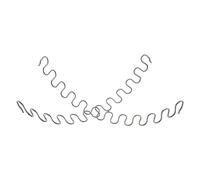 NIYANGLE Ressorts Suspendre Siège 2 Pièces 55 CM Noir pour Canapé, Ressorts de Soutien Solide pour Réparation et Renfort Assise Salon