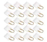 NIYANGLE Sachets Présents Transparents Réutilisables en Pvc avec Poignées, 20pcs, Protection Solide, pour Anniversaires et Showers, Dimensions 15x13x7cm
