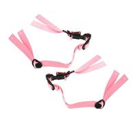 NIYANGLE Sangle de Sécurité avec Design de Verrouillage Sécurisé Rose pour Casque de Chantier en PP, 3pcs Risques D'impact, pour Construction et Cyclisme