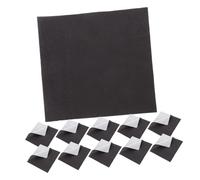 NIYANGLE Serviettes de Cocktail Noires Jetables en Papier Épais 60 Pièces 16,5X16,5 CM Résistantes pour Mariages Anniversaires et Fêtes