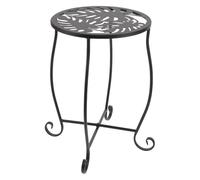 NIYANGLE Support à Plantes Structure Simple en Métal Noir avec Motif Feuille de Monstera Facile à Assembler et Nettoyer, pour Bonsaïs et Décoration Intérieure D'appartements