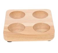 NIYANGLE Support à Œufs Design Simple et Élégant en Bois de Caoutchouc Solide Protection Optimale pour Rangement Pratique Réfrigérateur Cuisine