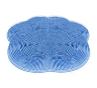 NIYANGLE Tapis de Bain en Silicone et Gommage Dos Forme Patte de Chat Bleu Design Innovant à Ventouses pour Massage des Pieds Antidérapant Polyvalent
