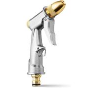 NIYATA Pistolet d‘arrosage en métal,Pistolet eau Jardin,Pistolet à Eau Haute Pression,avec Buse Rotative Réglable en Laiton,Utilisé pour Lavage de Voiture,Irrigation de Jardin
