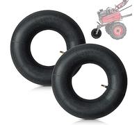Nizirioo Pneu Brouette Roue Brouette: 2 Pièces 4.10/3.50-6 Tuyaux de Diable pour Pneus de Rechange pour Brouettes, Tracteurs, Tondeuses, Dollies, Noir