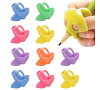 NJCXOLA 10 Pièces Guide Doigts Ecriture Enfant Aide Ecriture Enfant Guide Doigt Enfant Silicone Pencil Grips for Kids Ergonomique Aide Ecriture Pour Enfant Adulte Besoin