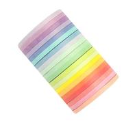 NJCXOLA 20 ruban adhésif décoratif,Basic unicolore 20 couleurs diy ruban manuel décoratif(5m*3mm)