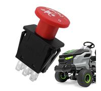 Njidher Pièce de rechange pour bouton de tondeuse, bouton d'arrêt d'embrayage pour tondeuse à gazon, accessoires stables pour terrasse de coupe de tracteur de jardin pour utilisateurs