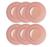 NJRD Assiette Lines Ø27 cm Lot de 6 Rose