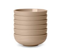 NJRD Bol Lines Ø16 cm Lot de 6 Beige