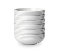 NJRD Bol Lines Ø16 cm Lot de 6 Blanc