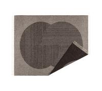 NJRD Plaid en laine Circles 130x185 cm Marron
