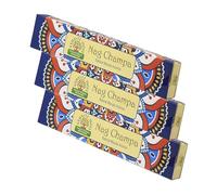 NKlaus 3X Nag Champa Bâtonnets d’encens - 45g d’encens indien traditionnel au parfum sucré-épicé, idéal pour la méditation, le yoga et la relaxation