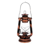 NKlaus Lanterne tempête lampe à pétrole fer bronze 31x14cm main de feu déco maritime 15004