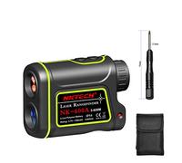 Nktech Télémètre laser, télescope 4-en-1, portée 600 m, 1 000 m, 1 200 m, 1 500 m, grossissement 8x, mesure vitesse, hauteur, angle, distance, rechargeable, pour extérieur, chasse, golf