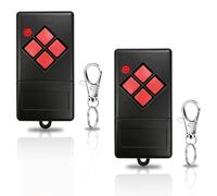 NLDZGA Télécommande pour Porte de Garage 40,685MHz Compatible avec Dickert MAHS40-04, MAHS40-01, AHS40-02, AHS40-03, AHS40-04,4 Canaux pour Émetteur Portatif de Remplacement avec 10 Interrupteurs Dip