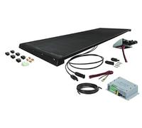 NLS Dual Air Système solaire complet, 200 W, noir, 152 x 66 x 4 cm, 12,45 kg, avec régulateur MPP et accessoires de montage