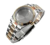 NMASDUYPU Boîtiers de montre NH35 36mm/40mm en acier inoxydable étanche for NH34 NH35 NH36 ETA2824 mouvement cadran 28.5mm boîtier de montre en verre saphir(Silver Rose B2,40mm ETA2824 PT5000)