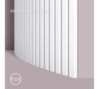 NMC CANELÉ L FLEX ARSTYL Noel Marquet 3d panneau mural Lambris mural Panneau acoustique Moulure décorative Moulure en stuc 2 m