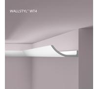 NMC WT4 WALLSTYL Corniche Moulure décorative Corniche de plafond Éclairage indirect 2 m