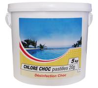 Chlore choc 20g - 5kg - Chloration rapide - Désinfectant d'appoint