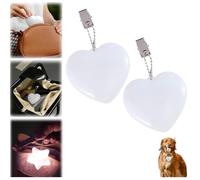 nnOuOnn Lampe de sac à main lumineuse en forme de cœur, lumière tactile portable, capteur automatique LED, veilleuse en forme de cœur, lampe de sac à main pour femme et fille, Saint-Valentin