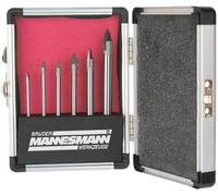 Jeu de forets pour verre et carrelage Brüder Mannesmann M54806 tige cylindrique 3 mm, 4 mm, 5 mm, 6 mm, 8 mm, 10 mm 1 set 6 pièces