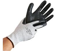 no brand 336193 Gants de protection anti-coupures Cut Craft gris/noir taille 10/XL Enduction nitrile Support en fibres spéciales