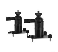 No-Drill Vinyl Siding Mount for Ring Camera Adjustable(Black) | No drilling required, preserves siding integrity, fits standard vinyl profiles, easy DIY setup