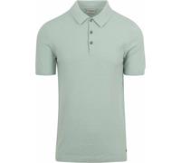 No Excess Knitted Poloshirt Structure Vert taille 3XL