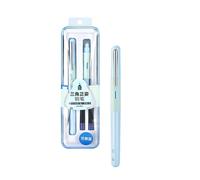 No Ink EF Tip Stylo plume à pointe triangulaire interchangeable Stylo plume Capsule Corps bleu 761s Bleu effaçable