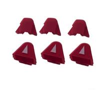 No Mar Pad Lot de 6 kits pour cloueuse sans fil 12 V 2540-20, pièce de rechange 42-38-0009, tampons en plastique pour éviter de marquer, rouge