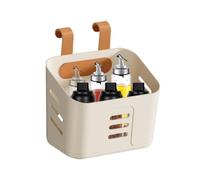 No Punch Panier d'égouttement flottant pour la cuisine et la salle de bain | Panier de rangement polyvalent pour articles de toilette, produits de beauté, accessoires d'intérieur pour balcon