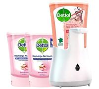 No-Touch - Kit Distributeur Automatique Savon Liquide Mains et 2 Recharges Karité 250ml