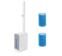 Noa Home Deco Brosse Toilettes WC Suspendu avec 16 Recharges, Brosse Salle de Bain Nettoyage Éponge, Produits et Accessoires de Nettoyage sans Perçage pour Maison, Hôtel