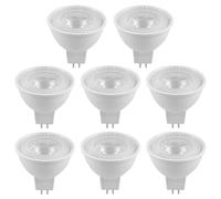 Noa Home Deco Lot de 8 Ampoule GU5.3 LED 3000K, Ampoule 12V 5W Spot LED | Transformateur Requis ! Spot LED 12V (Éq 50W), 38° pour Galerie. Ampoule LED 12V Sans Scintillement