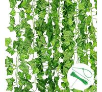 Noa Home DecoPlante Artificielle Exterieur Interieur 24 Pièces Lierre Artificiel Plante Artificielle Tombante pour Decoration Chambre Patio Mariage