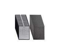 Noaton Lot de 10 filtres de rechange combinés HEPA + 10 charbon compatible avec Philips AC3256/10, AC3259/10 et AC4550/10
