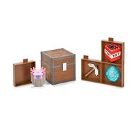 NOBLE Minecraft Set Coffre à Butin Grottes 10Cm