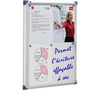 Nobo 1900847 tableau magnétique & accessoires Verre Aluminium, Blanc