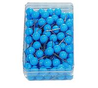Nobo 1901327 Pack de 100 Boîtes d'épingles Modération Bleu