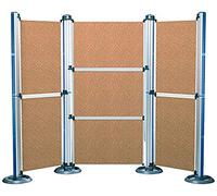 Nobo 1902217 Stand d'Exposition Modulaire Grand Panneau liège