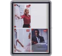 Nobo 1902580 tableau d'affichage Intérieure Argent, Blanc Aluminium