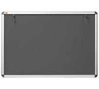 Nobo 31333500 Vitrine d'intérieur fond feutre gris A1