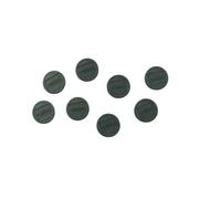 Nobo Aimant rond 20 mm - Noir - Lot de 8