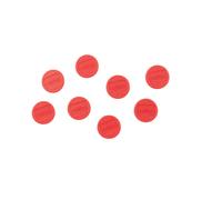 Nobo Aimant rond 20 mm - Rouge - Lot de 8